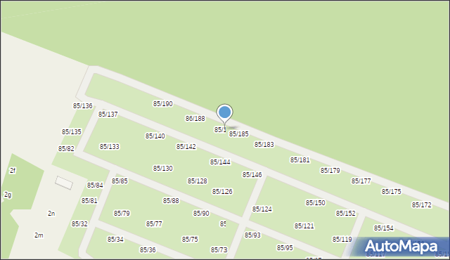 Imielno, Imielno, 85/186, mapa Imielno