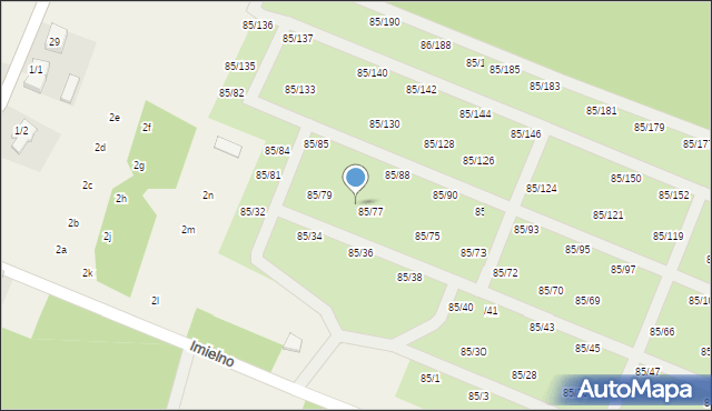 Imielno, Imielno, 85/78, mapa Imielno