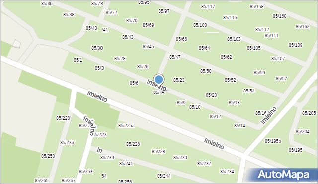 Imielno, Imielno, 85/7A, mapa Imielno