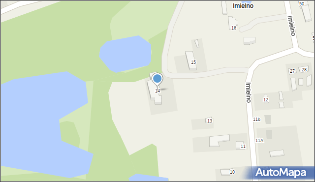 Imielno, Imielno, 14, mapa Imielno