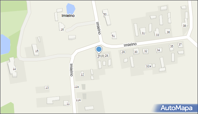 Imielno, Imielno, 27, mapa Imielno