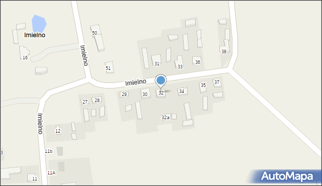 Imielno, Imielno, 32, mapa Imielno