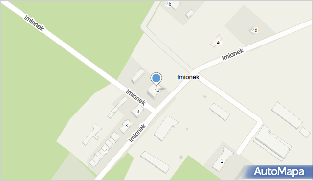 Imionek, Imionek, 4a, mapa Imionek