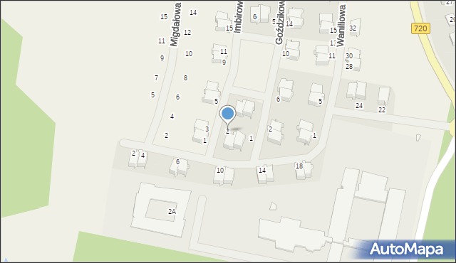 Otrębusy, Imbirowa, 2, mapa Otrębusy