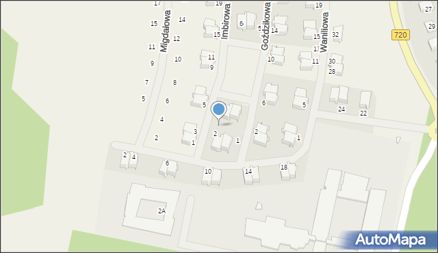 Otrębusy, Imbirowa, 4, mapa Otrębusy