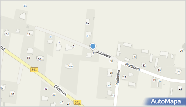 Parypse, Imbirowa, 3, mapa Parypse