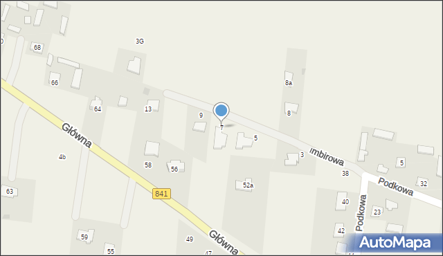 Parypse, Imbirowa, 7, mapa Parypse