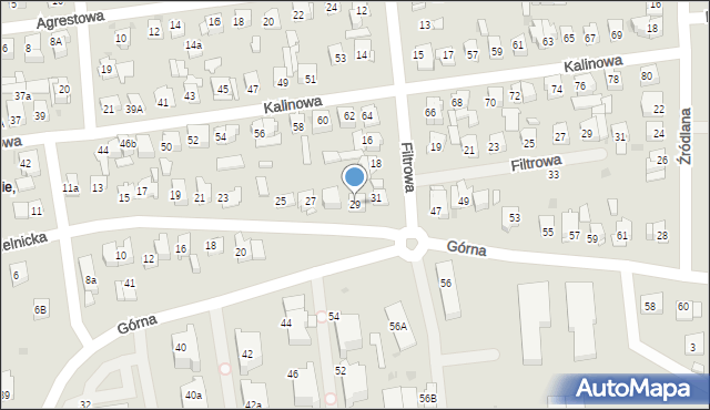 Płock, Imielnicka, 29, mapa Płock