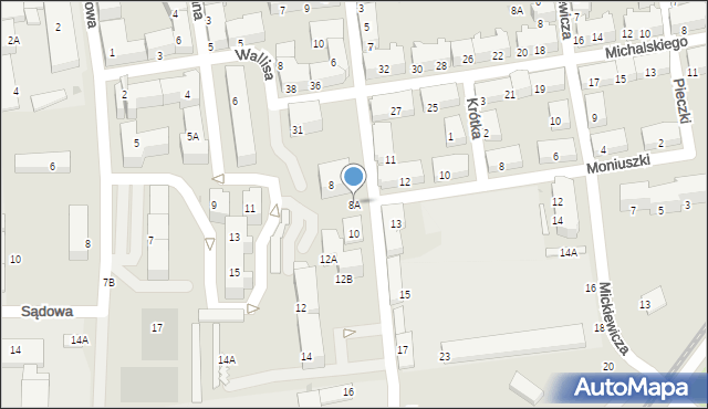 Świętochłowice, Imieli Emanuela, 8A, mapa Świętochłowice