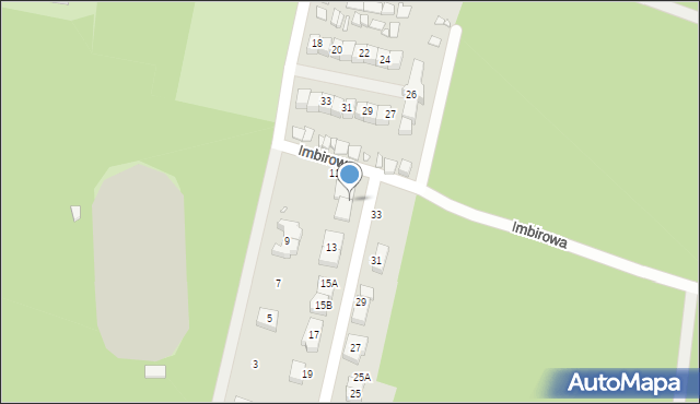 Wrocław, Imbirowa, 11a, mapa Wrocławia