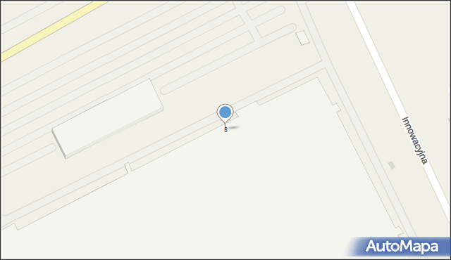 Gardno, Innowacyjna, 8, mapa Gardno