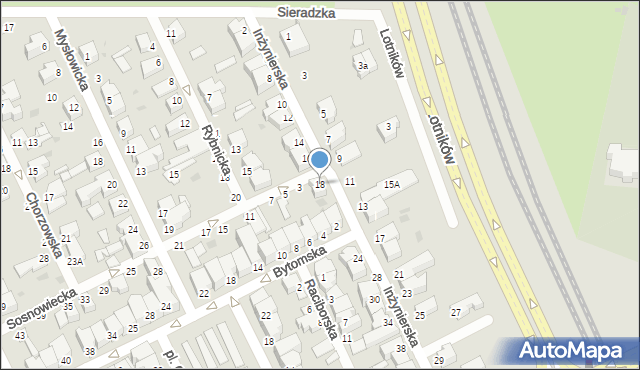 Gdynia, Inżynierska, 18, mapa Gdyni