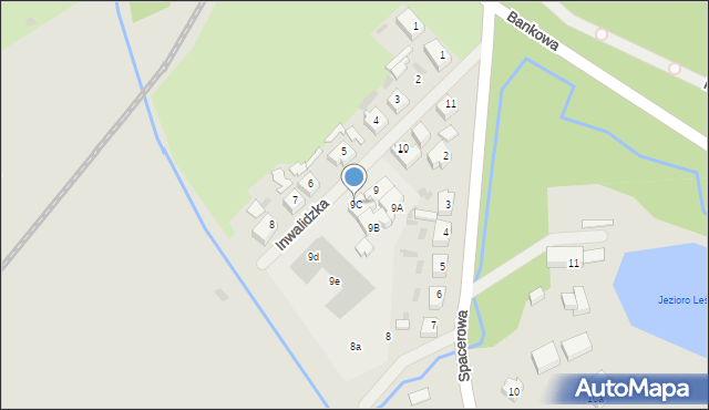 Goleniów, Inwalidzka, 9C, mapa Goleniów