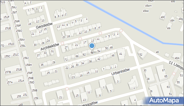 Marki, Inżynierów, 58, mapa Marki