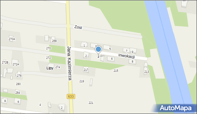 Nieporęt, Inwokacji, 4, mapa Nieporęt