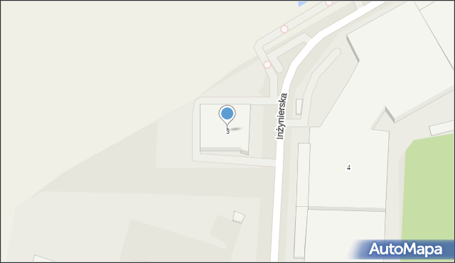 Nowa Sól, Inżynierska, 3, mapa Nowa Sól