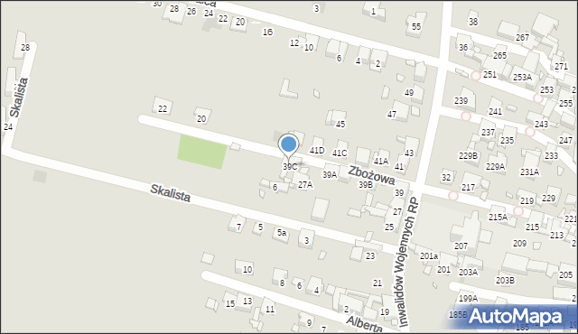 Piekary Śląskie, Inwalidów Wojennych RP, 39C, mapa Piekary Śląskie