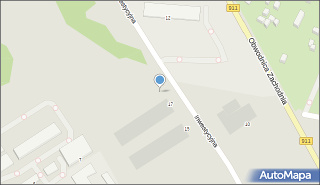 Piekary Śląskie, Inwestycyjna, 19, mapa Piekary Śląskie