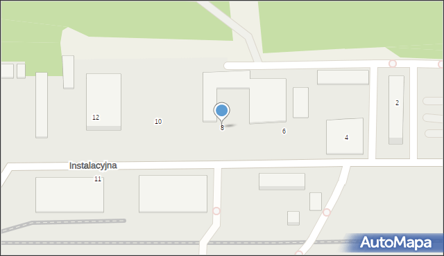 Rogowiec, Instalacyjna, 8, mapa Rogowiec