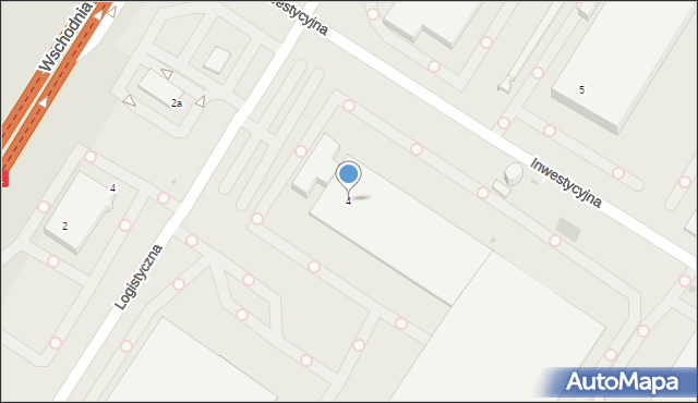 Sosnowiec, Inwestycyjna, 4, mapa Sosnowca