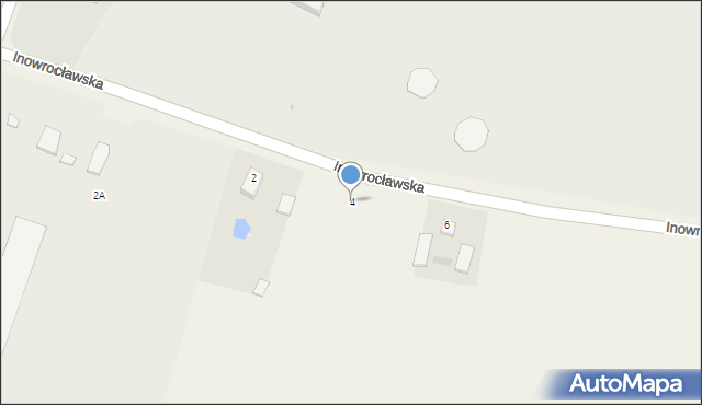 Tuczno, Inowrocławska, 4, mapa Tuczno