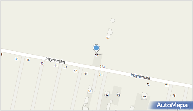 Wielgolas Duchnowski, Inżynierska, 55, mapa Wielgolas Duchnowski