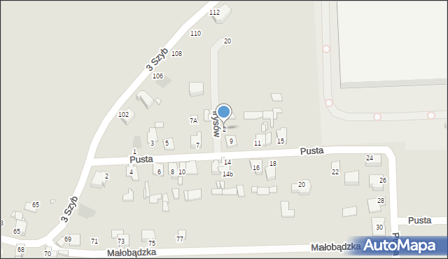 Czeladź, Irysów, 2, mapa Czeladź