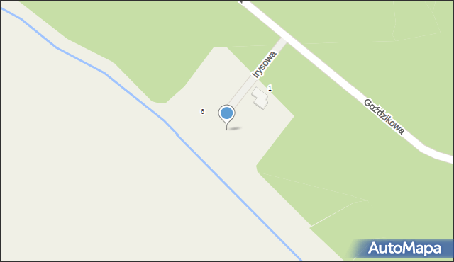 Czmoniec, Irysowa, 5, mapa Czmoniec