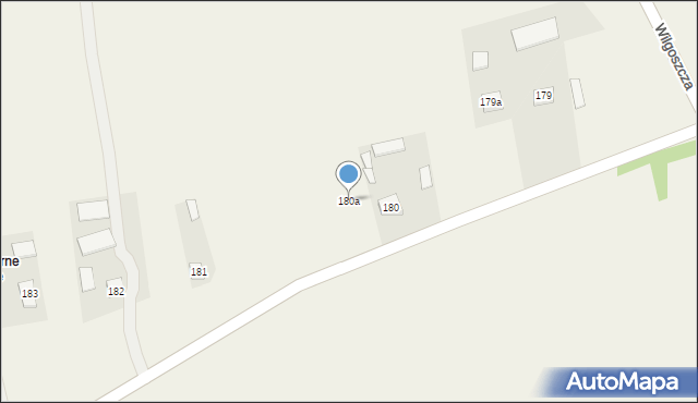 Irządze, Irządze, 180a, mapa Irządze