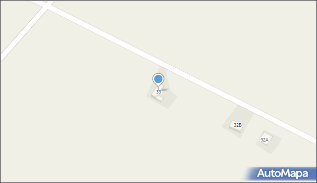 Irządze, Irządze, 33, mapa Irządze