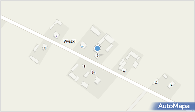 Irządze, Irządze, 9, mapa Irządze