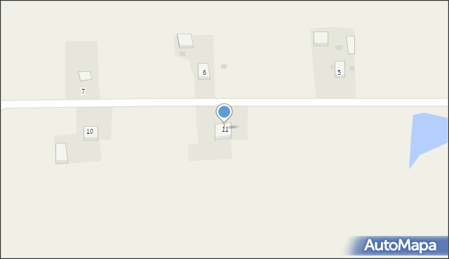 Irządze, Irządze, 11, mapa Irządze