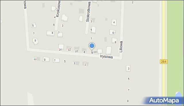 Kleczew, Irysowa, 6, mapa Kleczew