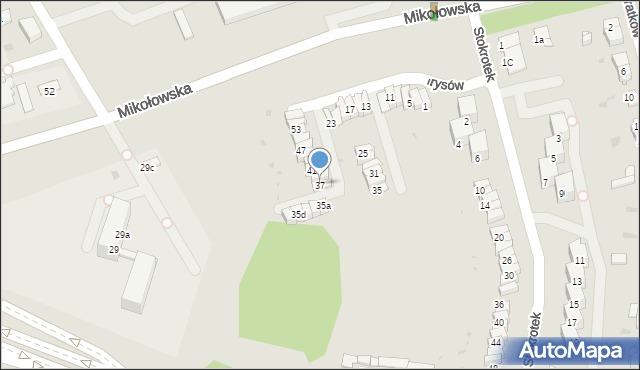 Mysłowice, Irysów, 37, mapa Mysłowice