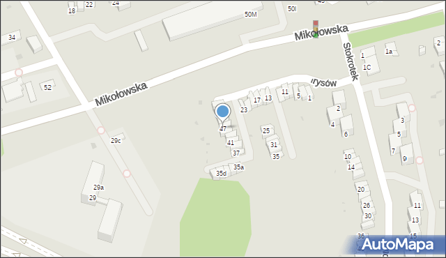 Mysłowice, Irysów, 47, mapa Mysłowice