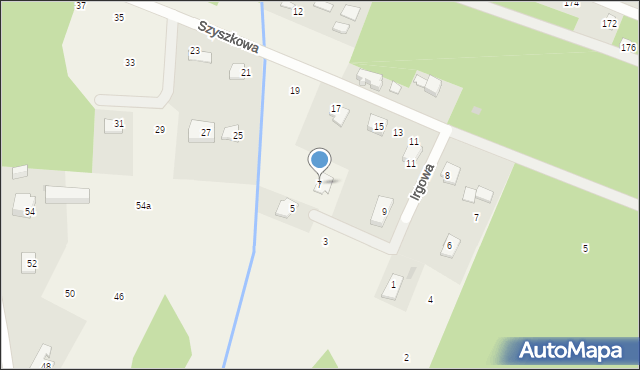 Opypy, Irgowa, 7, mapa Opypy