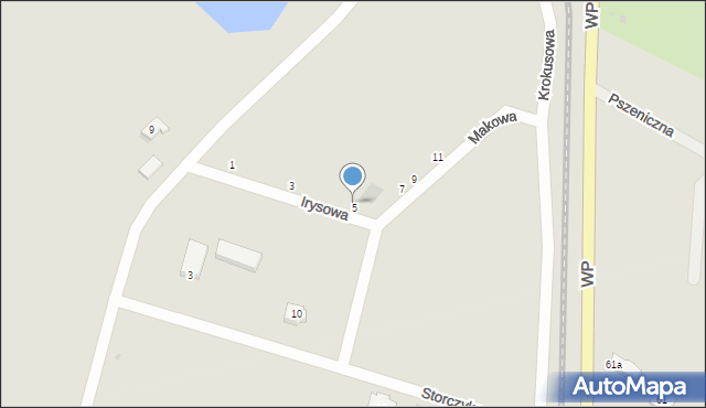 Puck, Irysowa, 5, mapa Puck