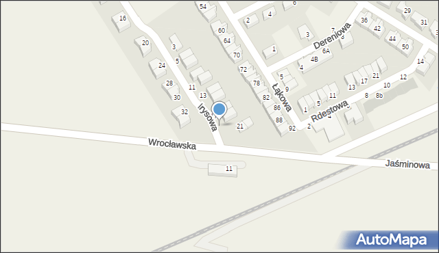 Smolec, Irysowa, 19, mapa Smolec