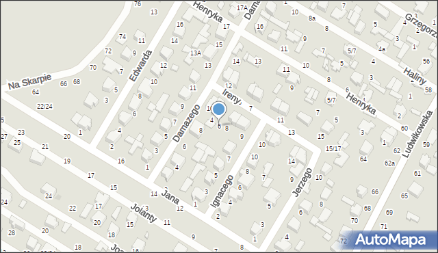 Tomaszów Mazowiecki, Ireny, 6, mapa Tomaszów Mazowiecki