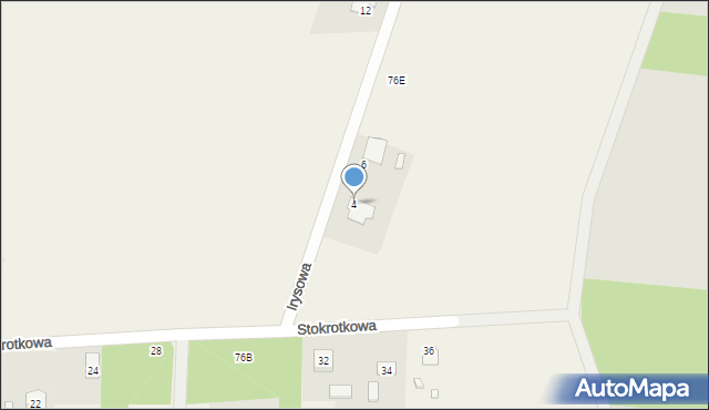 Tymienice, Irysowa, 4, mapa Tymienice