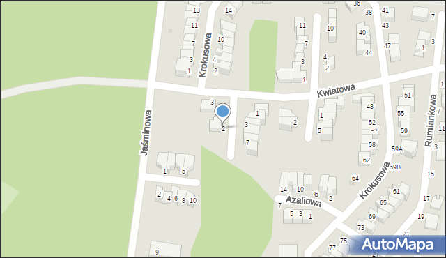 Ustka, Irysowa, 2, mapa Ustka