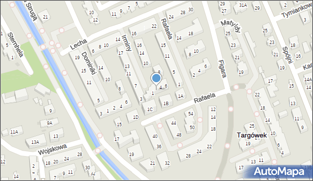 Warszawa, Irminy, 2, mapa Warszawy