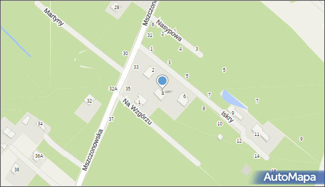 Bartoszówka, Iskry, 4, mapa Bartoszówka