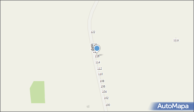 Brandwica, Isep, 116, mapa Brandwica