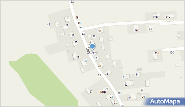 Brandwica, Isep, 44, mapa Brandwica