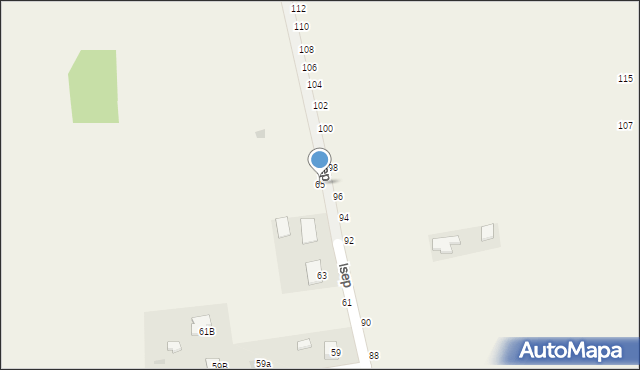 Brandwica, Isep, 65, mapa Brandwica