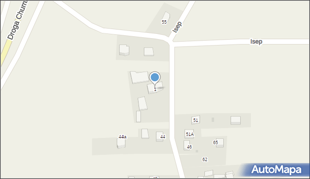 Isep, Isep, 1, mapa Isep