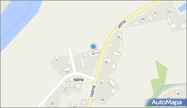 Ispina, Ispina, 82, mapa Ispina