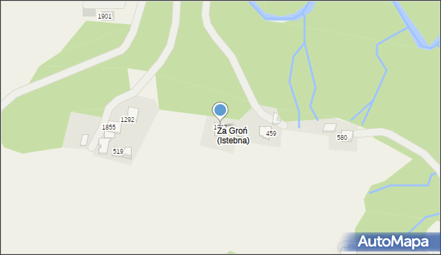 Istebna, Istebna, 1012, mapa Istebna