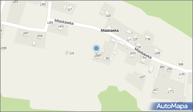 Istebna, Istebna, 1030, mapa Istebna